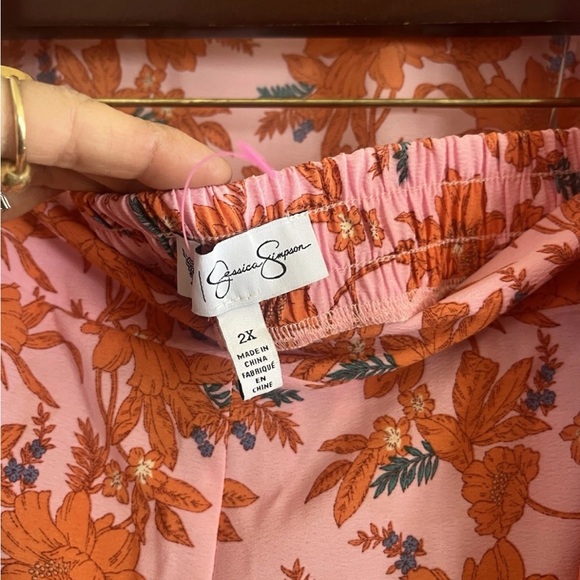 Jessica Simpson Pink and Orange Floral Top - Picture 6 of 8